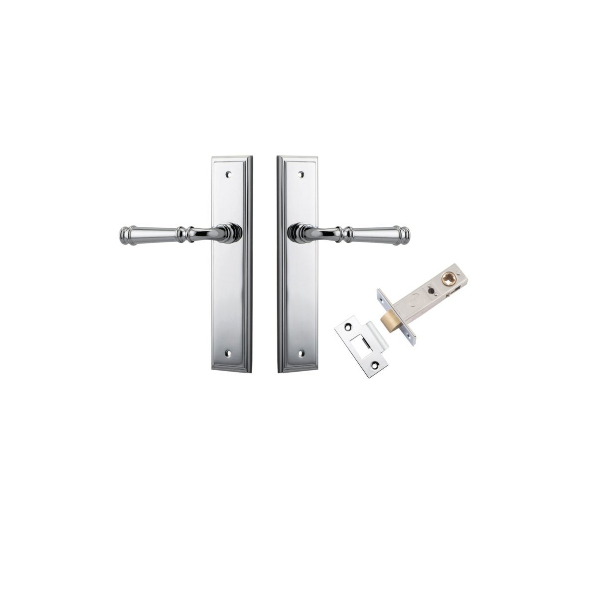 Verona Lever - Stepped Backplate - Entry - Point - 11742KPASS60 - Iver