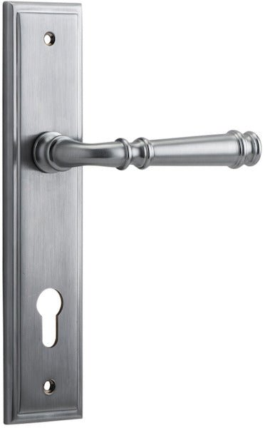 Verona Lever - Stepped Backplate - Entry - Point - 12242E85 - Iver