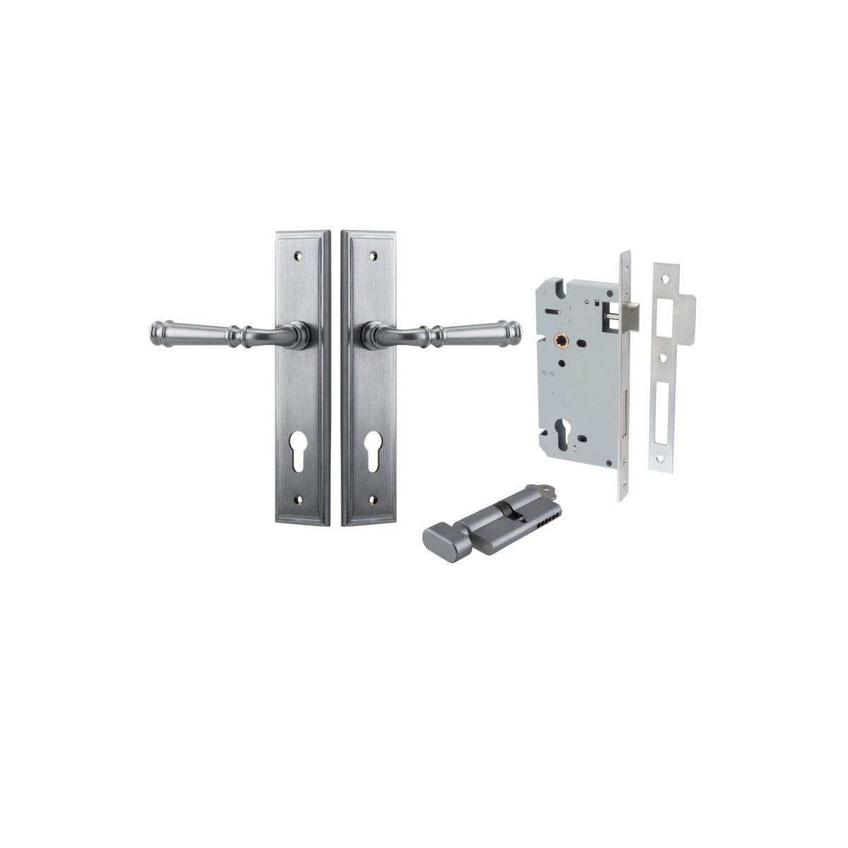 Verona Lever - Stepped Backplate - Entry - Point - 12242KENTR60KT - Iver