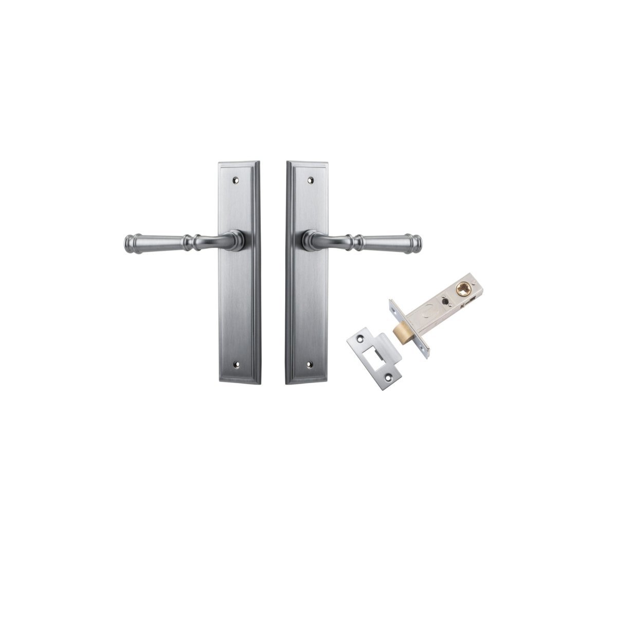 Verona Lever - Stepped Backplate - Entry - Point - 12242KPASS60 - Iver