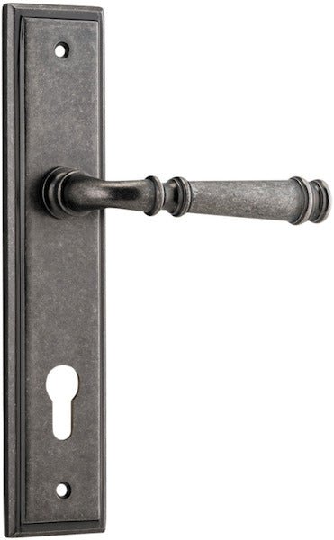 Verona Lever - Stepped Backplate - Entry - Point - 13742E85 - Iver