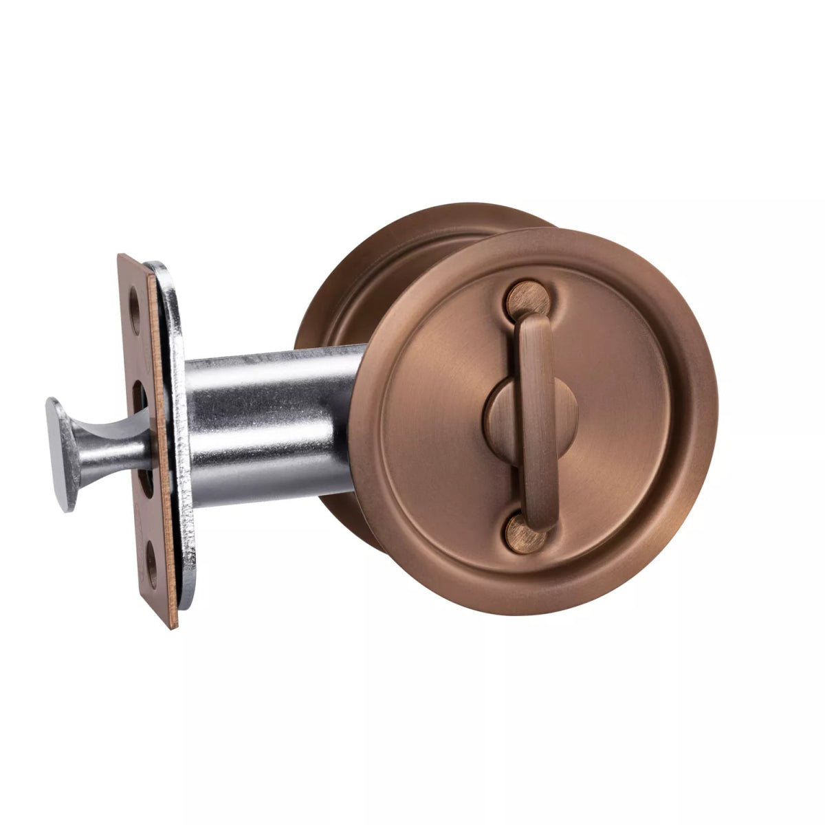 Vivid Collection Sliding Cavity Privacy Set - Satin Bronze - Entry - Point - VIVCAV2/BZPVD - Lockwood