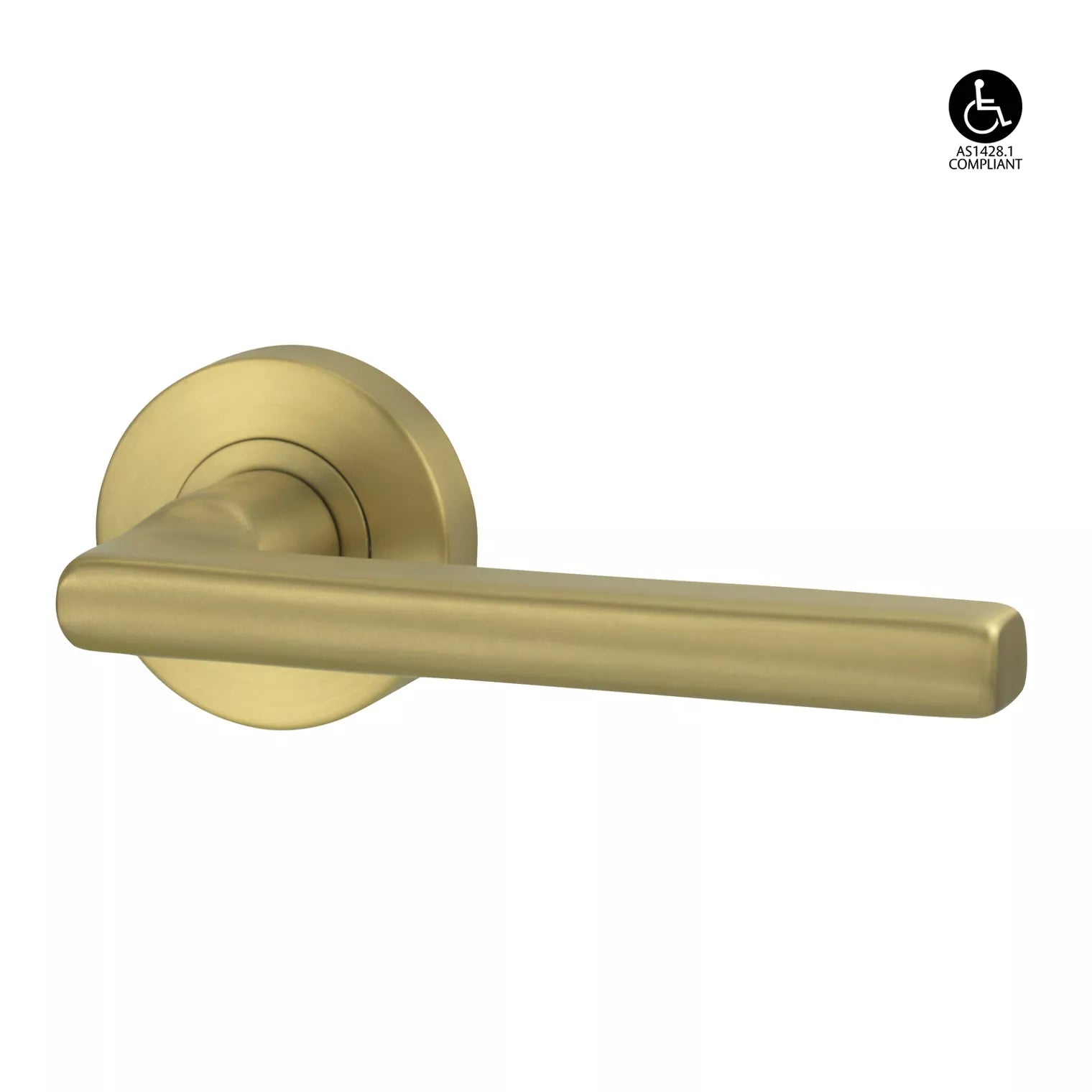 Lockwood Vivid Collection Lever 4 - Satin Brass